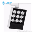 Prostokątne oświetlenie szynowe LEDER do zastosowań komercyjnych